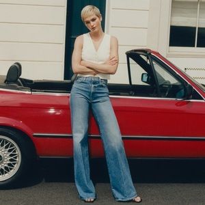 MOTHER the Hustler Roller Heels jeans